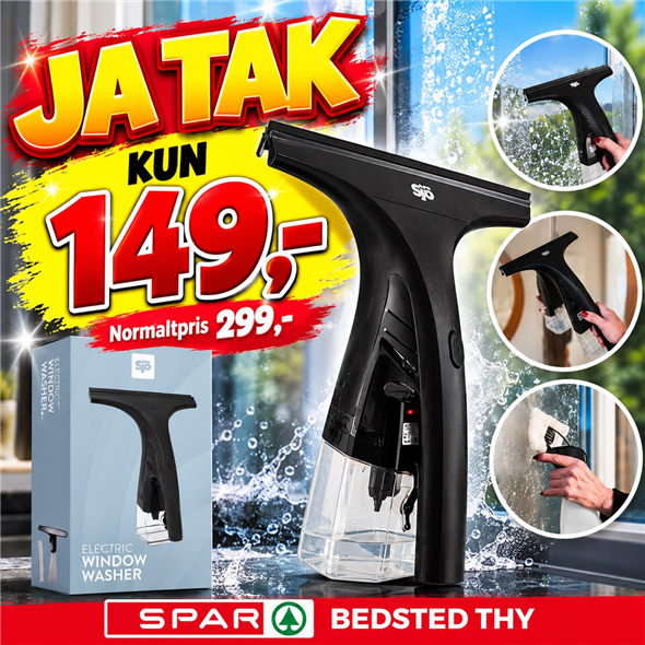 Elektrisk vindues skraber